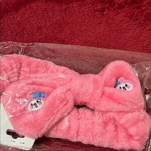 Pink Fuzzy Kids Headband